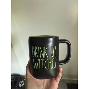 Rae‎ Dunn coffee mug cup Drink Up Witches